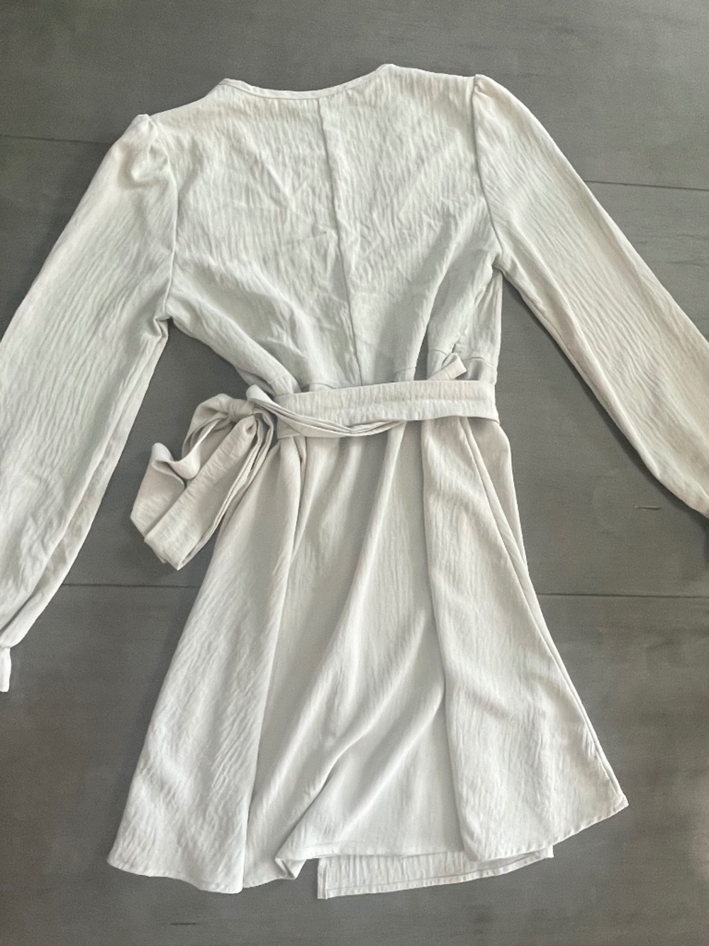 Long sleeve wrap dress